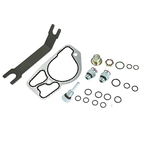 X Autohaux Car Engine High Pressure Oil Pump Hpop Master Service Kit With O-Ring Seal Base Gasket For Ford Powerstroke 7.3L 1994-2003 F6Tz-9417-Aa 2C3Z-9G804-Ab #TOP15