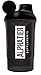 Produktbild Alphatier Beastmode Shaker schwarz 600 ml für unterwegs - Sport Fitness Bodybuilding - mit Schraubverschluss und Siebeinsatz - BPA-frei Classic black