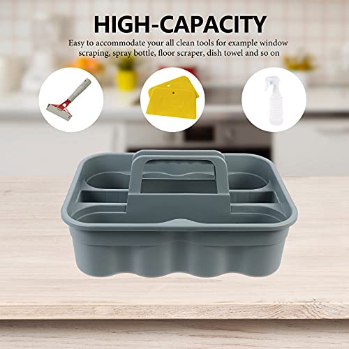Miniatura 8 de Ultechnovo Cesta De Almacenamiento Para Suministros De Limpieza Portador De Productos De Limpieza Cesta De Varios Productos