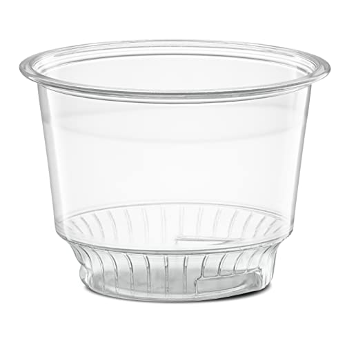 ELEGANT DISPOSABLES 8 oz Clear Plastic Dessert Cups with Dome Lids No hole - 50 Sets Disposable Snack Bowls for Ice Cream, Parfait, Jello and Individual Desserts at Party, Fruit Cup with No Leaks - Thumbnail 7