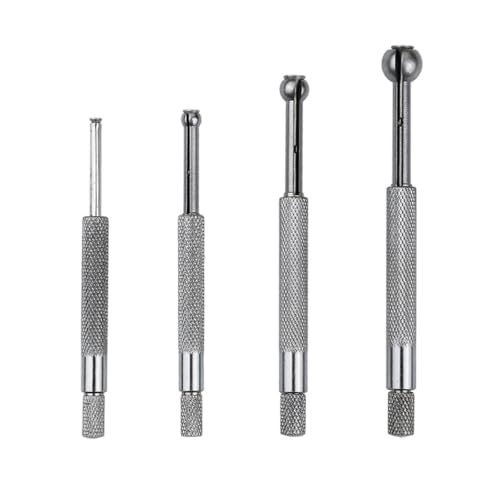 Fasizi 4-teiliges Bohrungsmessgerät-Set, 3–13 Mm, Bohrungsmesswerkzeug Mit 4 Größen Zum Messen Von Löchern, Kleinen Löchern, Schlitzen, Nuten