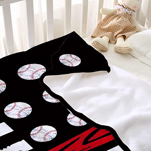 Ottoy Baseball and American Flag Plush Throw Blanket #TOP24