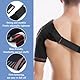 Pluvyze Schulterbandage für Frauen Herren, Verstellbar Schulterstütze, Schulter Bandage, Atmungsaktive Neopren-Stütze, Stabilität und Linderung von Beschwerden