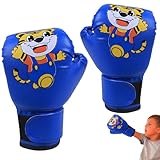 Boxhandschuhe für Jugendliche, PU-Leder, Cartoon-Muster, Junior-Handschuh...
