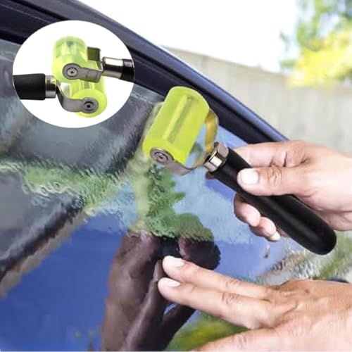 Auto Schallschutz Andruckrolle,Drucken Nahtroller,Silikon Rolle Hitzebeständig 2PC Auto Sound Deadening Gummi Roller Rad Andrückwalze für Kantenumleimer und zum Verschweißen