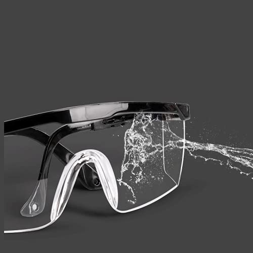 Miniatura 4 de Pack De 2 Gafas De Protección Gafas De Seguridad Contra El Polvo, Manchas Y Agentes Contaminantes Gafas De Protección Gafas De Seguridad Para Trabajo Gafas Para Carpintería Negro 1