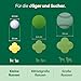 Earth Rated Hundeball, EIN interaktiver Apportierball für alle Rassen in verschiedenen Größen, aus Naturgummi, das perfekte Spielzeug für drinnen und draußen, klein, gelb