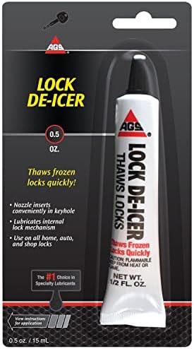 AGS MZ-1 Lock De-Icer Lubricant, 1/2 oz