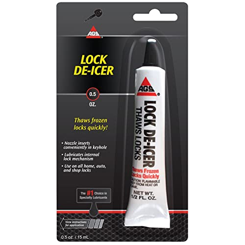 AGS MZ-1 Lock De-Icer Lubricant, 1/2 oz