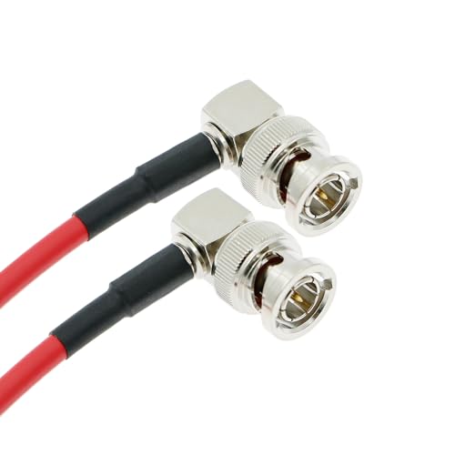 Alvin's Cables 12G SDI Câble Coaxial Flexible BNC Mâle à Mâle à angle droit pour RED Komodo | Atomos Monitor Câble Blindé 75 Ohm pour Caméra Vidéo 4K – vue 2