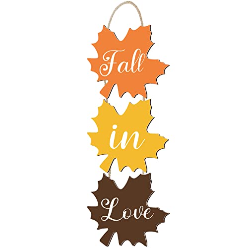 Fall in Love Wooden Sign, Autumn Decor, Fall Decorations, Thanksgiving