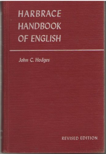 Harbrace handbook of English B0007E83ZS Book Cover