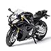 HZGLY 1/12 pour BMW S1000RR Moto Locomotive Modèle Alliage Collection Ornements Métal Amortisseur Jouet Voiture Garçon Collection (Color : Black)