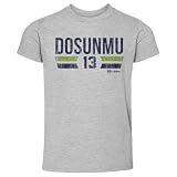 500 LEVEL Ayo Dosunmu Minnesota Timberwolves Font Minnesota Timberwolves Toddler Shirt (Heather Gray, 3T)