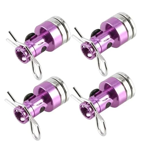 RC�A�b�v�O���[�h�X�y�A�p�[�c For Traxxas For HSP For Sakura For Redcat 1/10 4 �X�e���X�s���{�f�B�|�X�g�}�E���g�R���^�N�g�V�F���R���� + �N���b�v RC �h���t�g�J�[(Purple)