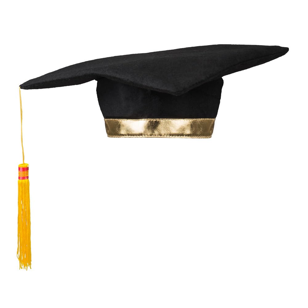 Boland - Touch Graduated Hat for Adults, Black, One Size, 90650