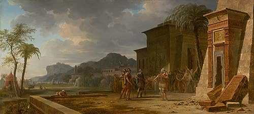 Impression d'art Alexandre au tombeau de Cyrus : habillez vos grands murs blancs en 60x90