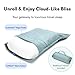 Cushion Lab Travel Deep Sleep Pillow – Compact Memory Foam Neck Pillow for Sleeping, Portable Pillow for Hotels, Camping, Side & Back Sleepers, On-The-Go – Wellness Green