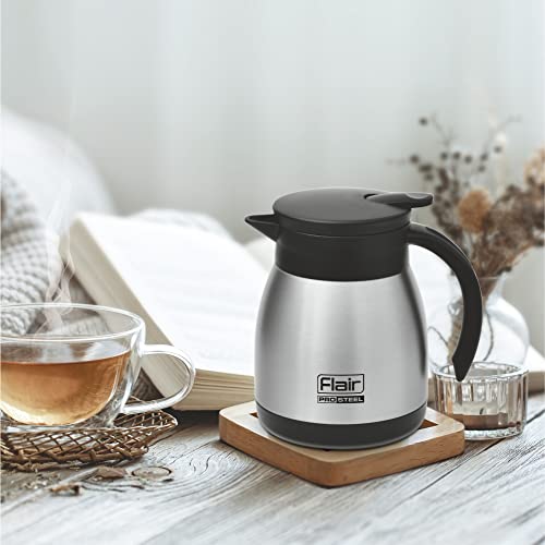 Image of Flair Cafe Vacuum Insulated Steel Kettle 500 ML (Silver)