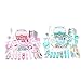 Medico del corredo del giocattolo bambini di fingere Medico Infermiere Giocattoli di plastica rosa Role Play Toy Set con Carry Storage Box regali di compleanno 46PCS attrezzo di arte