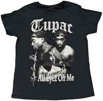2pac All Eyez On Me Tシャツ XLサイズ Tupac T Shirt 2PAC All Eyez on Me Logo nieuw Officieel Vrouwen