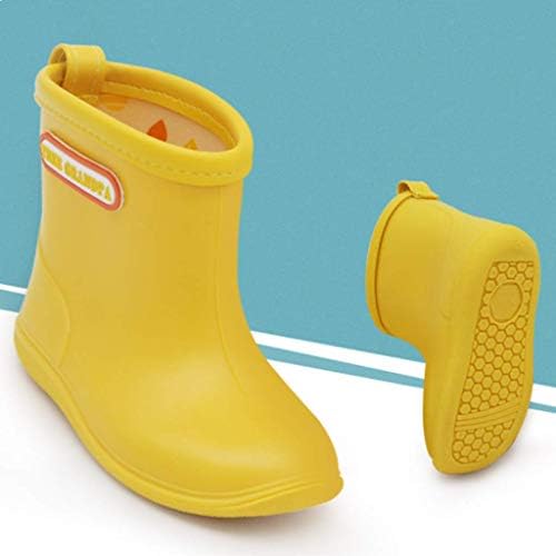 Toddler Rain Boots Baby Rain Boots Short rain boots for toddler Easy-on Lightweight and Waterproof - 1