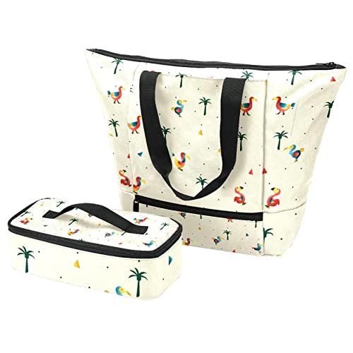 Grand sac fourre-tout et boîte à déjeuner Dodo pour stopper les repas tièdes