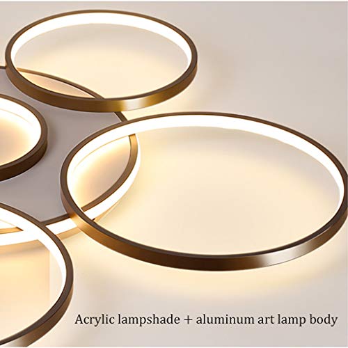 Plafonnier moderne LED dimmable pour en finir avec le manque de clarté du salon - 7