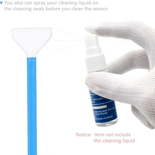 Image of 10 Pcs Sensor Cleaning Swabs, Camera Cleaning Kit Camera Sensor Cleaning Kit Sensor Cleaning Kit Suitable Camera Lens Maintenance Mirrorless Camera Care DSLR Sensor Cleaning Photography Equipment Care