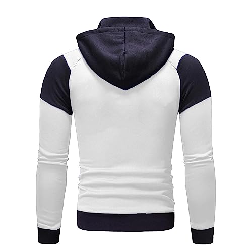 Men's 2-Piece Tracksuit Sets Full Zip Hoodies Jogger Sweatpants Long Sleeve Pullover Hoodies Solid Colors for Fall Winter4