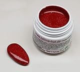 5ml UV Exclusiv Farbgel Grainy Edition Rot