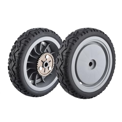 Roue Arrière de Tondeuse à Gazon de 8 pouces pour Toro Super Recyclers 107-3709 20381 20384 20383 21381, 2 pièces