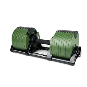 Adjustable Dumbbell (Single) 5-40/80lb, 5lb Increments, for Home Gym Fitness – Upto 20 weight settings