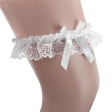 Podwiązki ślubne dla panny młodej, 3 pcs Lace Wedding Garter Multicolor One Size Fits XS-M(Color20)