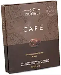 Chocolate ao Leite 45% Cacau - Café - Nugali - 40g