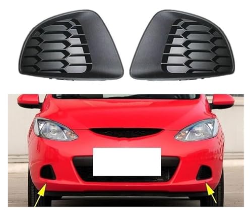 Grilles avant calandre Mazda 2 Hatchback 2003-2011 protection antibrouillard gauche droite - 2