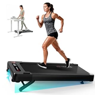 Yesoul Walking Pad Treadmill with 10% Auto Incline, Under Desk Treadmill for Home Walking, Hiking & Running, 300lbs Capacity, Smart App Scenic Routes & Live Classes, Remote & LED Display