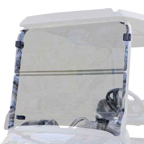 Red Dot Tinted Fold-Down Windshield Compatible with Advanced EV1 Golf Car Series 2018-2024