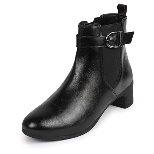 Image of FAUSTO Women Flared Heel Boots