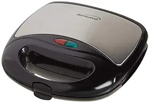 Brentwood TS-240B Black and Stainless Steel Sandwich Maker