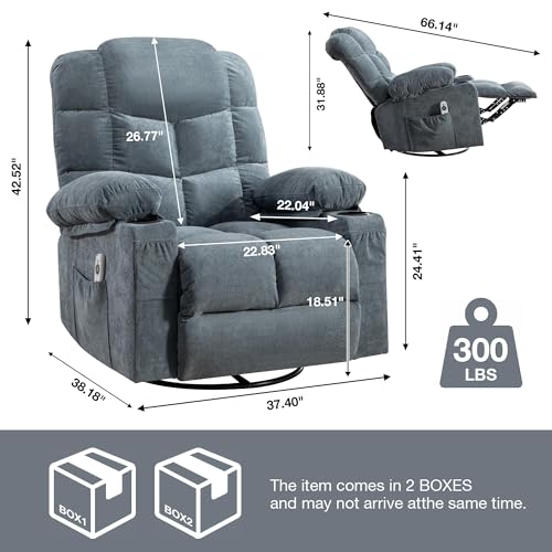 Sillón Plegable con Calor y Masaje miniatura 2