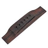 1pc Saddle Thru Rosewood Bridge for Acoustic Guitar