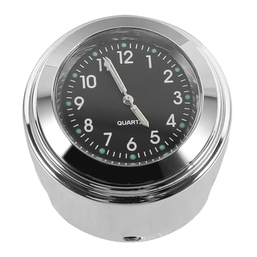 Reloj Negro para Manillar de Motocicleta ideal para tus viajes por carretera
