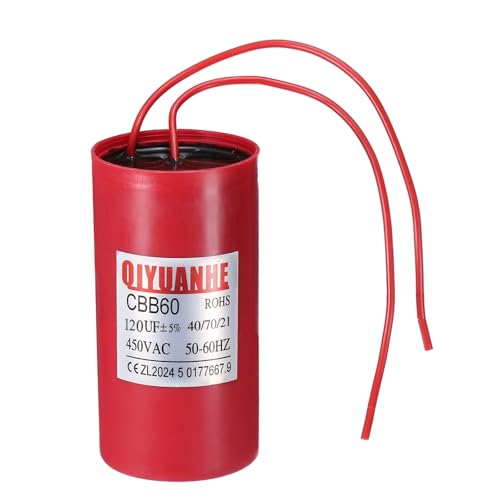 Condensateur CBB60 120uF AC 450V pour démarrage et fonctionnement de moteur de réfrigérateur
