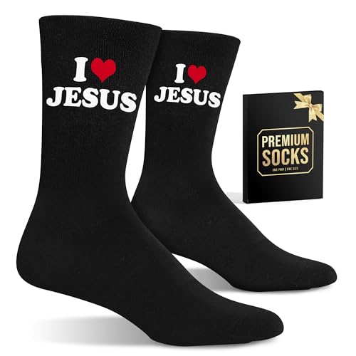 Christian Gifts for Men - Serenity Prayer Inspired Socks, Unique