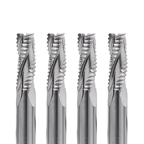Foret de coupe HSS à 3 flûtes d'ébauche pour usinage aluminium fluide