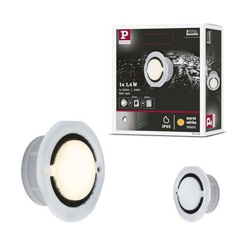 Kit encastrés LED Paulmann 93740 spot étanche IP65 3000K finition opale haut de gamme