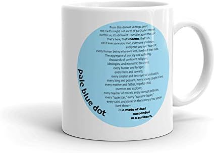 Cosmic Pale Blue Dot Mug: Carl Sagan Quote