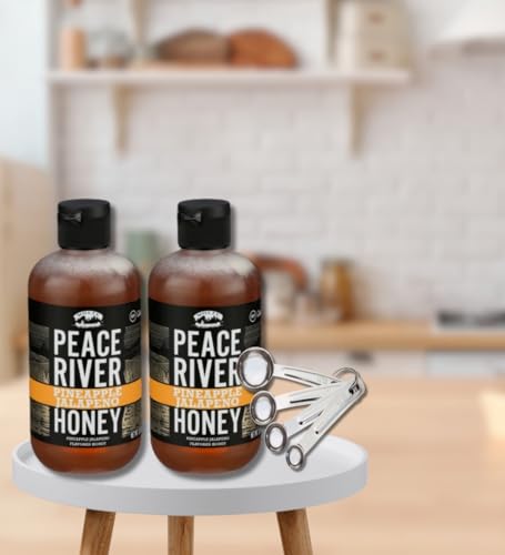 Honey Pineapple Jalapeno 12 OZ Bundle con Cuchara Medidora miniatura 3