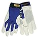 John Tillman TIL1485L Large Blue/Gray True Fit Top Grain Pigskin/Nylon Thinsulate Lined Cold Weather Gloves, English, 30.68 fl. oz, Plastic, 1 x 7.5 x 5